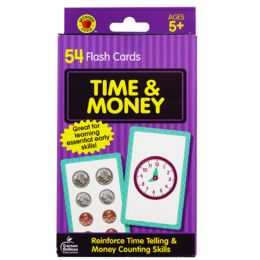 48 pieces Flash Cards 54ct Time And Money Boxed pp - Educational Toys