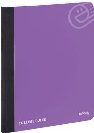 48 pieces Composition Book C/r 100 Ct., Purple - Notebooks