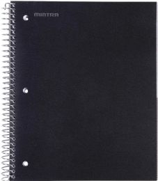 36 pieces Spiral Notebook 1-Subject C/r 70 Ct., Black - Notebooks