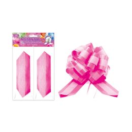 24 Wholesale 2 Piece Instant Gift BowS- Pink Only