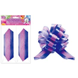 24 Wholesale 2 Piece Instant Gift BowS- Purple Only