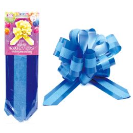 24 Wholesale 8 Inch Instant Blue Bow