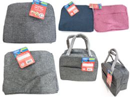 48 of 22 X 13 X 19 Cm Polyester Insulated Lunch Bags