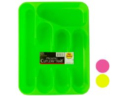 72 pieces Five Section Plastic Cutlery Tray - Kitchen Cutlery