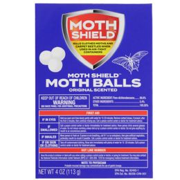 12 Wholesale Moth Balls 4oz Original Moth Shield Boxed