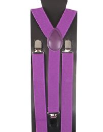36 pieces Purple Suspender - Suspenders