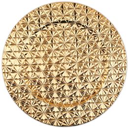 24 Wholesale 13" Charger Plate Gold