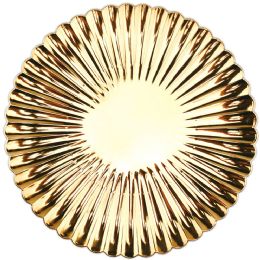 24 Wholesale 13" Charger Plate gold