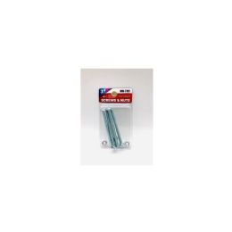 24 Pieces 3" Screws W/ Nuts 4pcs - Screws Nails and Anchors