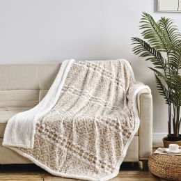 12 Pieces Plush Fleece Throws Tala Printed - Fleece & Sherpa Blankets