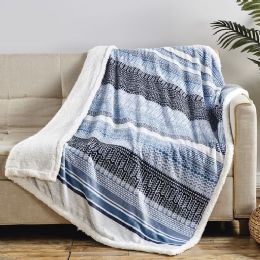 12 Pieces Plush Fleece Throws Anissa Printed - Fleece & Sherpa Blankets