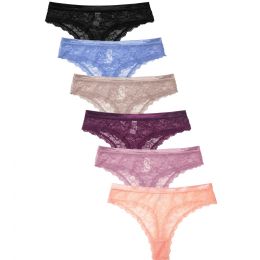 432 Pieces Mamia Ladies Nylon Bikini Panty - Womens Panties & Underwear
