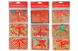 36 Packs 3 Pack Christmas Gift Card Boxes - Christmas Gift Bags and Boxes