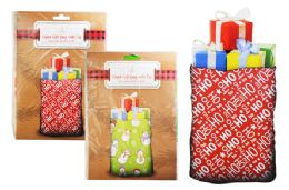 24 Packs Christmas Gift Sack With Tie - Christmas Gift Bags and Boxes