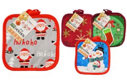 24 Pieces Christmas Pot Holder - Oven Mits & Pot Holders