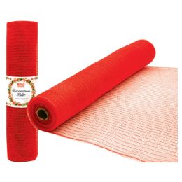 12 Pieces Tulle Fabric Roll red - Craft Kits