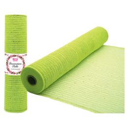 24 of Tulle Fabric Roll Lime Green