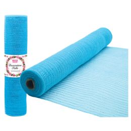 24 of Tulle Fabric Roll Light Blue