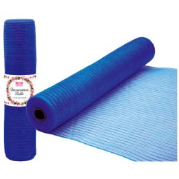 12 Pieces Tulle Fabric Roll dark blue - Craft Kits