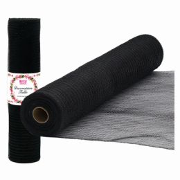 12 Pieces Tulle Fabric Roll black - Craft Kits