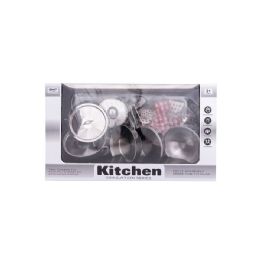18 of Stainless Steel Kitchen Play Set