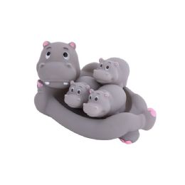 12 Pieces Hippo Family Bath Play Set - Bathroom Accessories