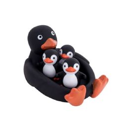 12 Pieces Penguin Family Bath Play Set - Bathroom Accessories