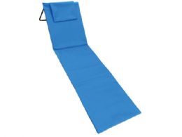 6 of 67 In X 20 In Portable Collapsible Beach Mat Lounger With Handle