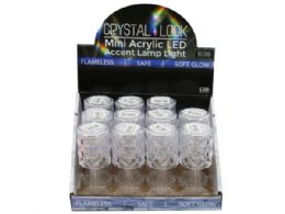 60 of 4.75 In Crystal Mini Acrylic Led Accent Lamp Light