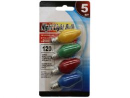 84 of 4 Pack 5-Watt 120 Volt Colorful Night Light Bulbs