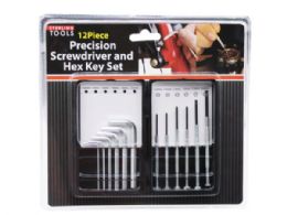 18 pieces 12 Piece Precision Screwdriver Set With Storage Case - Storage & Organization