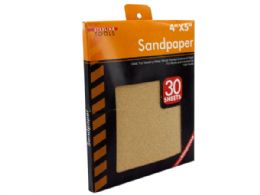 72 pieces Sandpaper Value Pack - Hardware Miscellaneous