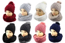 36 of Sherpa Beanies & Scarf Set