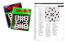 48 Pieces Spiral Book Crossword - Crosswords, Dictionaries, Puzzle books