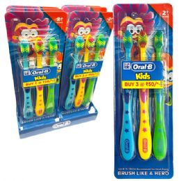 48 pieces Oral-B Toothbrush 123 3PK Kids - Toothbrushes and Toothpaste