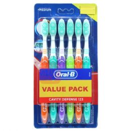36 pieces Oral-B Toothbrush 6PK Cavity Defense Medium - Toothbrushes and Toothpaste