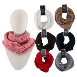 48 pieces Thermaxxx Infinity Scarf Solid - Winter Scarves