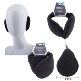 144 Wholesale Thermaxxx Ear muff Expandable Black Only