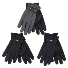 72 pieces Thermaxxx Men's Ski Gloves w/ Strap - Ski Gloves