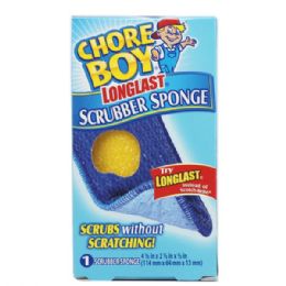 12 Wholesale Chore Boy Longlast Scrubber Sponge