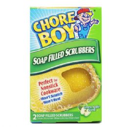 6 Wholesale Chore Boy Soap Filled Scrubbers
