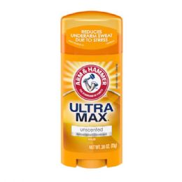 12 pieces Arm & Hammer UltraMax 2.6oz Unscented Solid Oval - Deodorant
