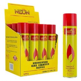 96 pieces Neon Butane Gas - 300 ML - Lighters