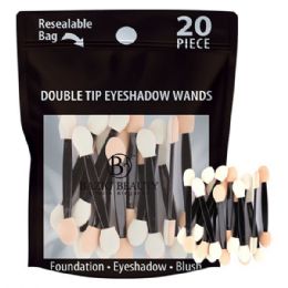 48 pieces Bazic Beauty Double Tip Eyeshadow Wands 20PK - Eye Shadow & Mascara