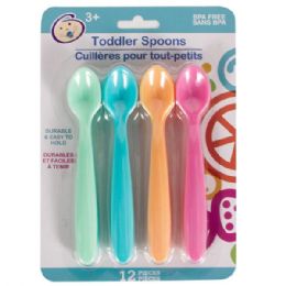 48 pieces Ideal Dining 12CT Plastic Children Spoon - Kitchen Cutlery