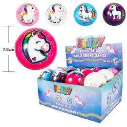 Krazy Super High Bounce Ball 7.6cm Unicorn