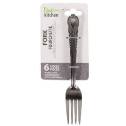 48 pieces Ideal Kitchen Stainless Steel 6PK Dinner Fork - Kitchen Cutlery