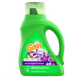 6 pieces Gain Liquid 46oz (1.36L) Moonlight Breeze - Laundry Detergent