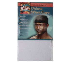 240 pieces Sable Beauty Deluxe Wave Cap 2PK White - Hair Accessories