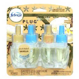 6 pieces Febreze Plug 1.75floz 2PK Fresh Baked Vanilla - Air Fresheners